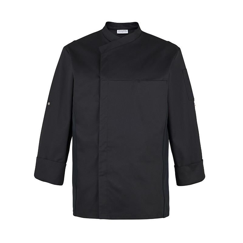 Chaqueta cocinero CARDIFFO - blanco / negro